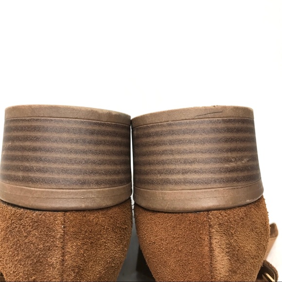 Steve Madden Ankle Boots Duncan Brown Suede Size 8 - Picture 7 of 10